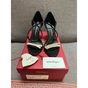 Salvatore Ferragamo Ines Suede Stiletto Heels size 7.5